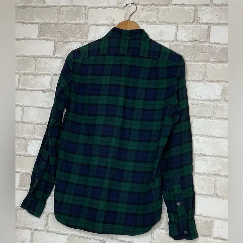 J. Crew Checkered Plaid Flannel Size S
